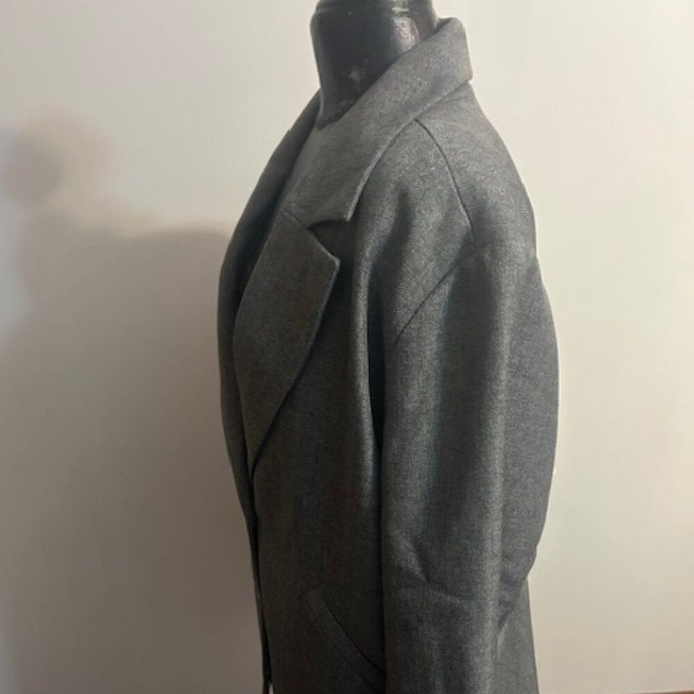 Treasure & Bond Gray Medium Charcoal 2 button front blazer, size L - Picture 2 of 7
